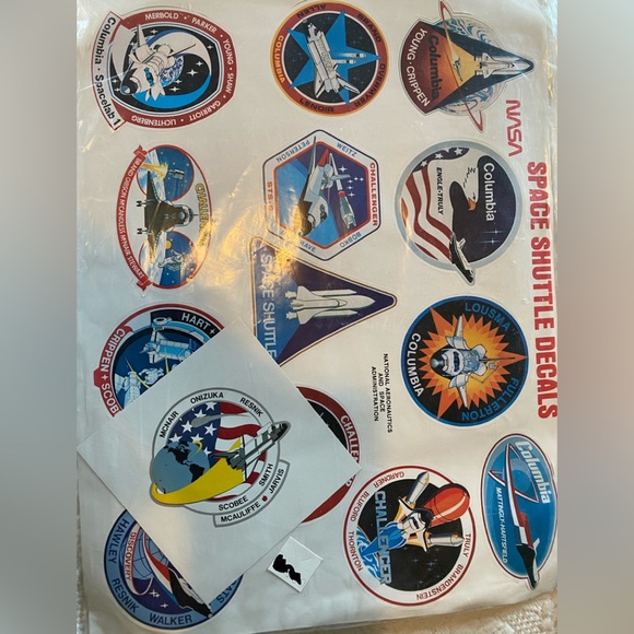 NASA Vintage Space Shuttle & Apollo Flight Decals - Picture 3 of 6